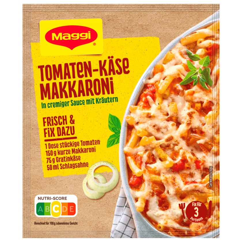 Maggi Fix für Tomaten - Käse Makkaroni 39g
